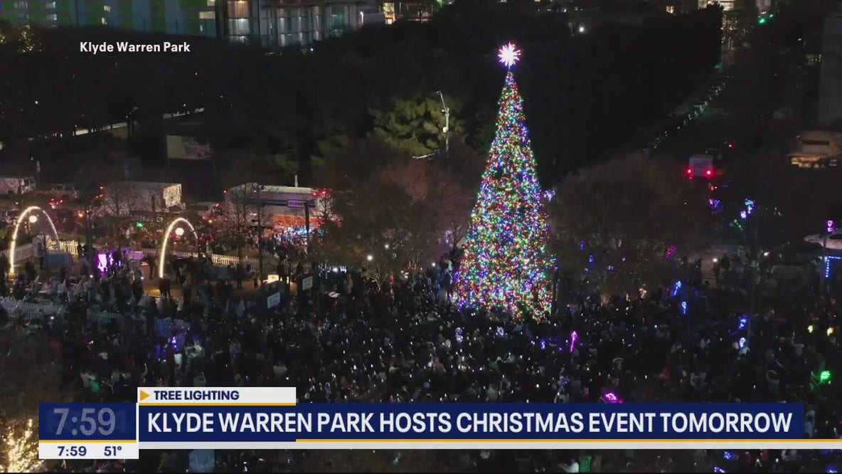 Klyde Warren Park to light Christmas tree on Saturday